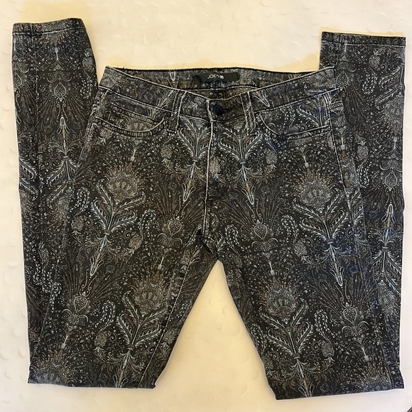 JOE’S JEANS Baroque Print The Skinny Stretch Patterned Jean- Size 26 - Picture 12 of 12